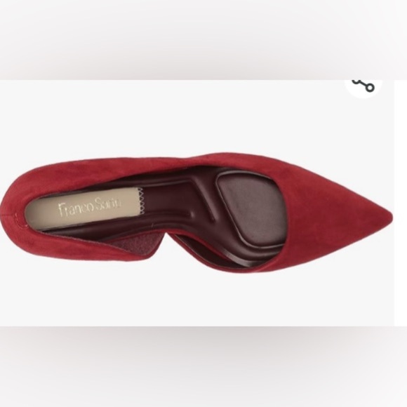 Franco Sarto Women's Tana Pointed Toe D'Orsay Mid Heel Pump - Picture 6 of 6